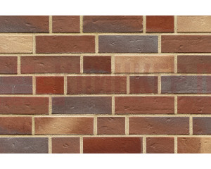 ABC кирпич клинкерный облицовочный Norddeich rot-blausand-farben-bunt genarbt-besandet NF