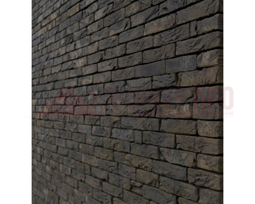 Кирпич ручной формовки Nelissen Manganese Black Obscuro