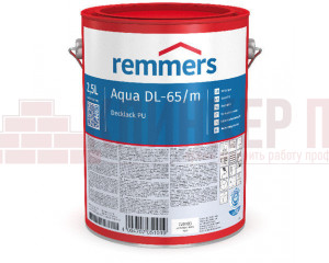 Ремонтная акрил-полиуретановая краска для окон Remmers Aqua DL-65/M-Decklack PU, 1/2,5 л
